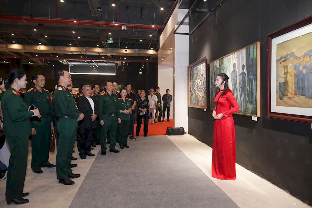 The Vietnam Military History Museum organizes art exhibitions featuring the armed forces